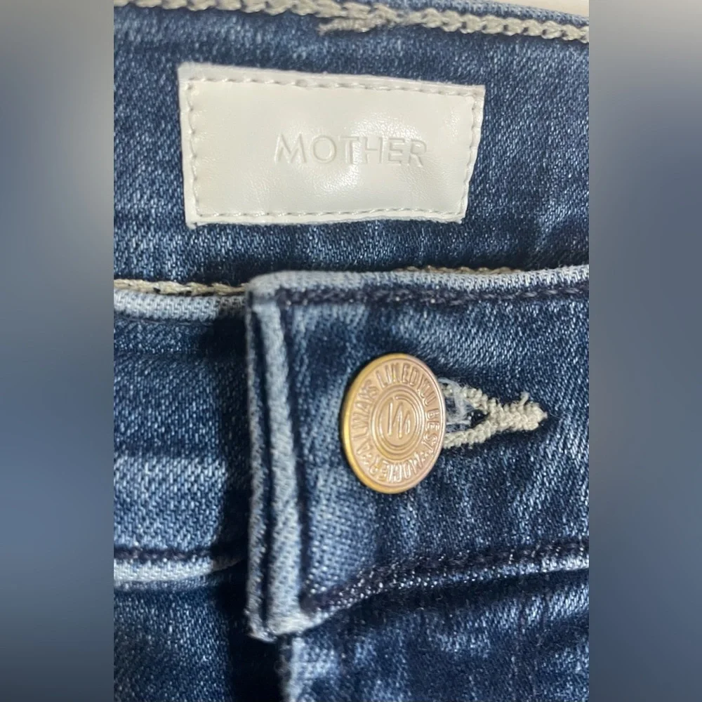 MOTHER The Twister Sneak Flare Jeans, Blue, Women’s 28